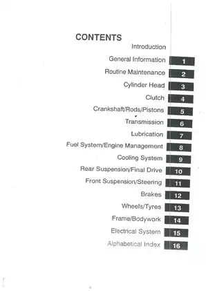 2002-2006 Triumph Speed Four TT600 service manual Preview image 2