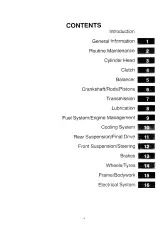 2001 Triumph Tiger 955cc Factory Service Manual (P/N 3857017) – preview page 5