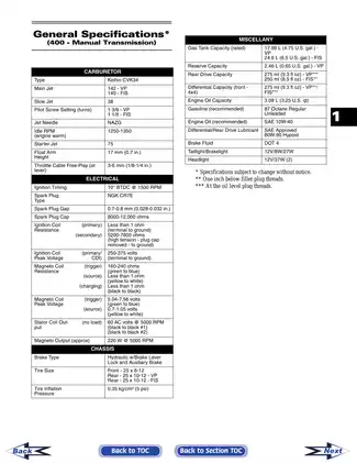 2006 Arctic Cat 400 TBX, 400 TRV, 500 TBX, 500 TRV, 650 H1, 650 V-Twin ATV repair manual Preview image 5