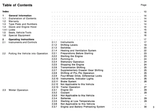 1955-1972 Mercedes Benz Type 404, 404.0, 404.1 Unimog 4X4 repair, owner manual Preview image 4