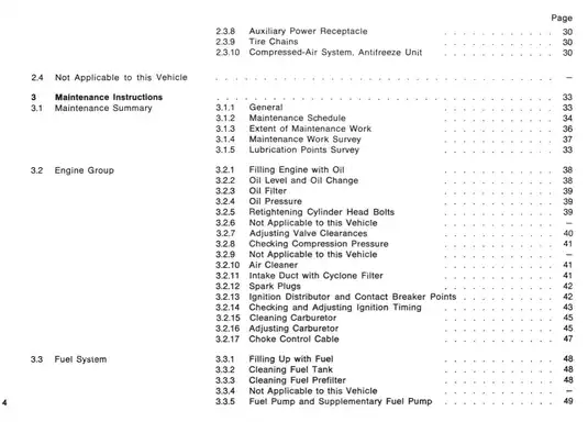 Mercedes Benz Unimog Type 404 Service and Repair Manual (1955-1980) Preview image 5