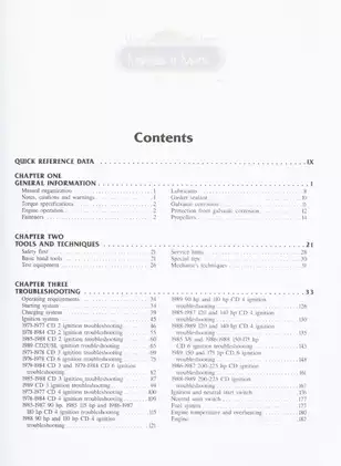 Evinrude/Johnson Outboard Shop Manual (1973-1989) Preview image 5