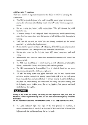 Kymco Downtown 300i, 300 i ABS scooter repair manual