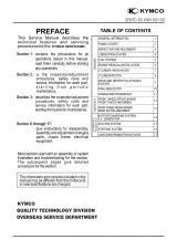 2009–2012 Kymco Sento 50 / Kiwi 50 / Kiwi 100 Scooter Service Manual – preview page 1