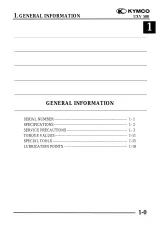 2008 Kymco UXV 500 Repair Manual (P/N T100-UAA0AA-US) – preview page 3