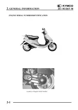Kymco ZX-50 / Scout 50 Scooter Service Manual – preview page 5