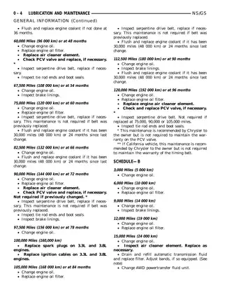 1996-1997 Plymouth Voyager repair manual Preview image 4