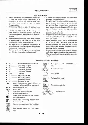1987-1998 Nissan Patrol Y60 automatic transmission manual Preview image 4