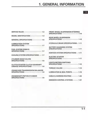 2008 Honda CBR1000RR Fireblade service manual Preview image 5