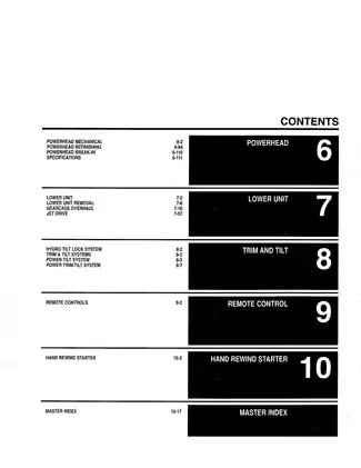 Yamaha Outboard Maintenance & Repair Manual Preview image 2