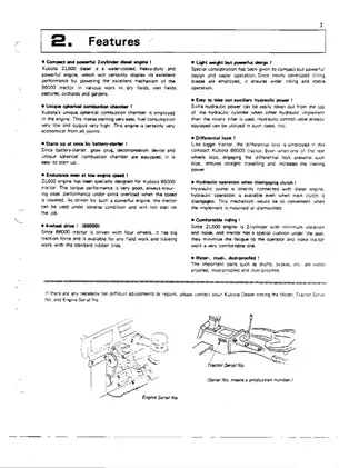 Kubota B6000 sub-compact utility tractor service manual Preview image 4