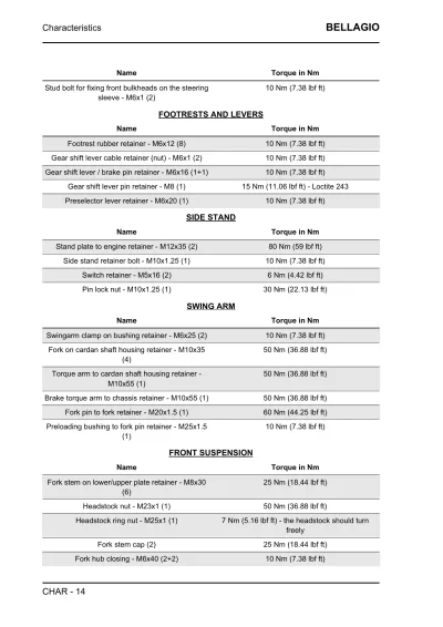 Preview: 2007 Moto Guzzi Bellagio 940 Repair Manual (P/N 854366)