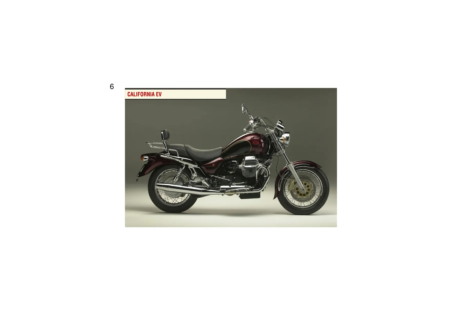 Moto Guzzi California EV Special Sport Jackal Stone service manual Preview image 5