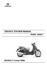 Piaggio Beverly Cruiser 500, 500ie Factory Service Manual (P/N 664646-664653) – preview page 1