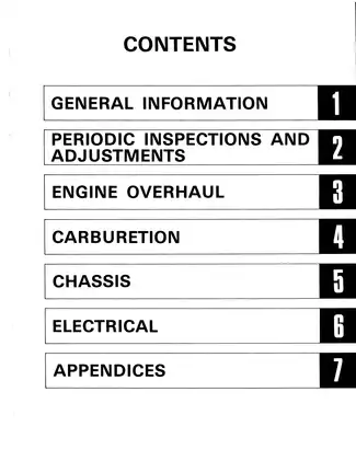 1982-1983 Yamaha Tri-Moto 175, YT175 repair manual Preview image 1