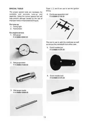 1982-1983 Yamaha Tri-Moto 175, YT175 repair manual Preview image 4