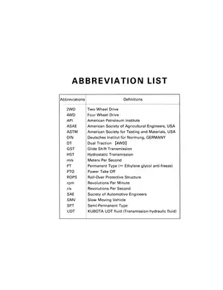 Kubota L2250, L2550, L2850, L3250 compact utility tractor operators manual Preview image 2