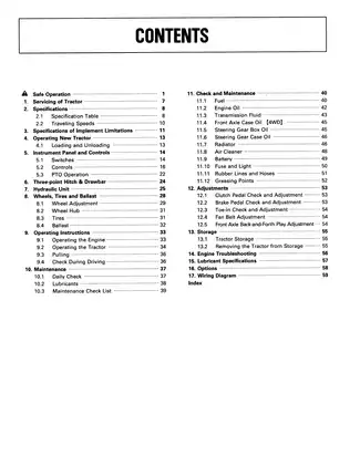 Kubota L2250, L2550, L2850, L3250 compact utility tractor operators manual Preview image 4