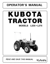 Kubota L235/L275 Tractor Operator's Manual (P/N 35260-19717) – preview page 1