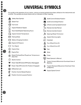 Kubota B2710, B2910, B7800 compact utility tractor operator owners manual Preview image 3