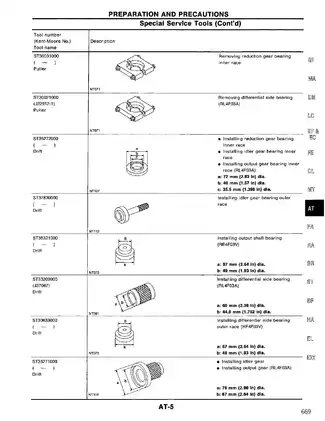 1994 Nissan Sentra service manual Preview image 5