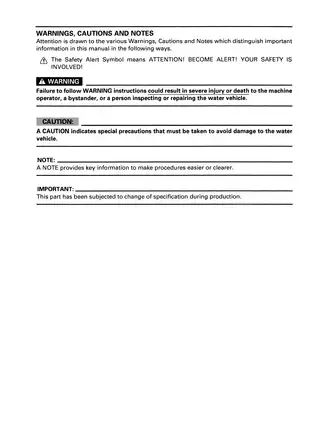 1995-1996 Yamaha WaveVenture 700, WVT700 service manual Preview image 5