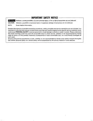 Honda ATC 200 Manual: ATC 200X Service and Repair Guide Preview image 2