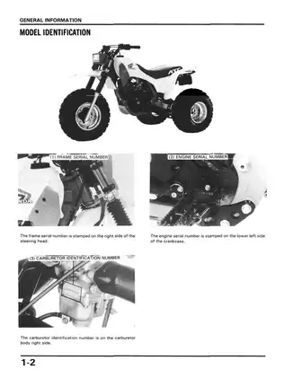 1986-1987 Honda ATC200X service manual Preview image 5