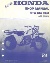 Honda ATC Big Red / ATC200ES 1984 OEM Service Manual (P/N 6196900) – preview page 1