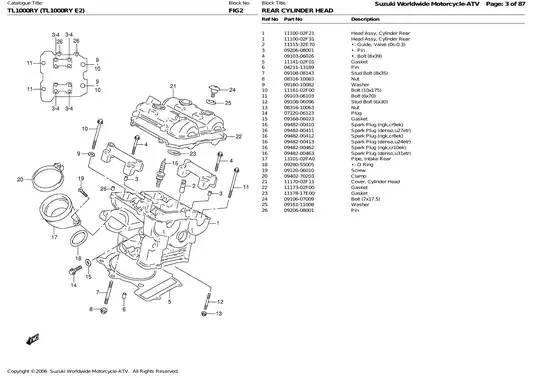1998-2003 Suzuki TL1000R shop manual Preview image 3