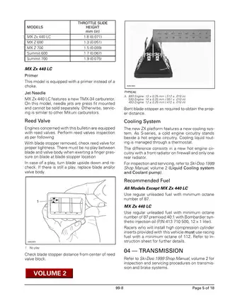 1999 Bombardier Ski-Doo snowmobile (all models) service manual Preview image 5