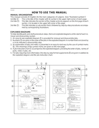 1997-2008 Yamaha V-Star XVS650 service, repair manual Preview image 4