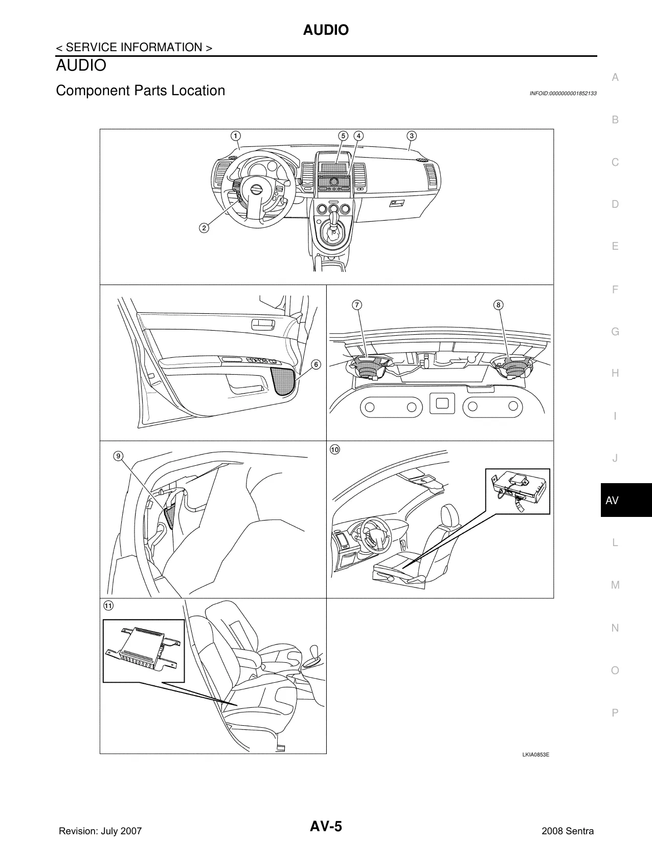 2008 Nissan Sentra shop manual Preview image 5