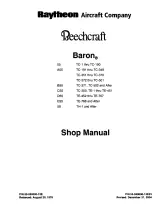 1961–2004 Beechcraft Baron 55, A55, B55, C55, D55, E55, 58 Shop Manual (P/N 55-590000-13E23) – preview page 1
