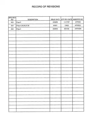 Raytheon Beech Baron 58P & 58TC Maintenance Manual Preview image 3