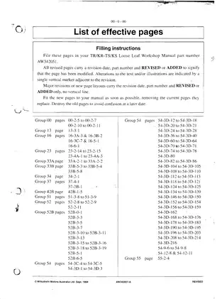 Mitsubishi Magna, Verada & Sigma Workshop Manual (1995 Model) Preview image 4