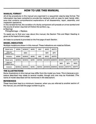 Yamaha Marine 40T, 50T, 40V, 50H outboard motor service manual Preview image 3