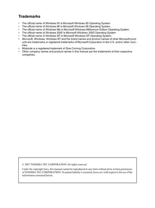 Toshiba e-Studio 166, 206 service manual Preview image 2