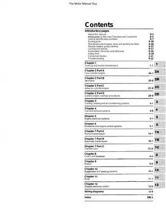 1984-1993 Jeep Cherokee XJ shop manual