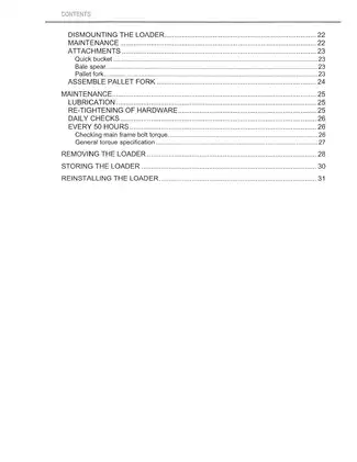 Kubota™ LA514, LA724, LA854 operators manual Preview image 3