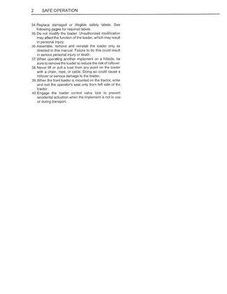 Comprehensive Kubota Front Loader Operator’s Manual for Models LA514 and LA724 Preview image 5