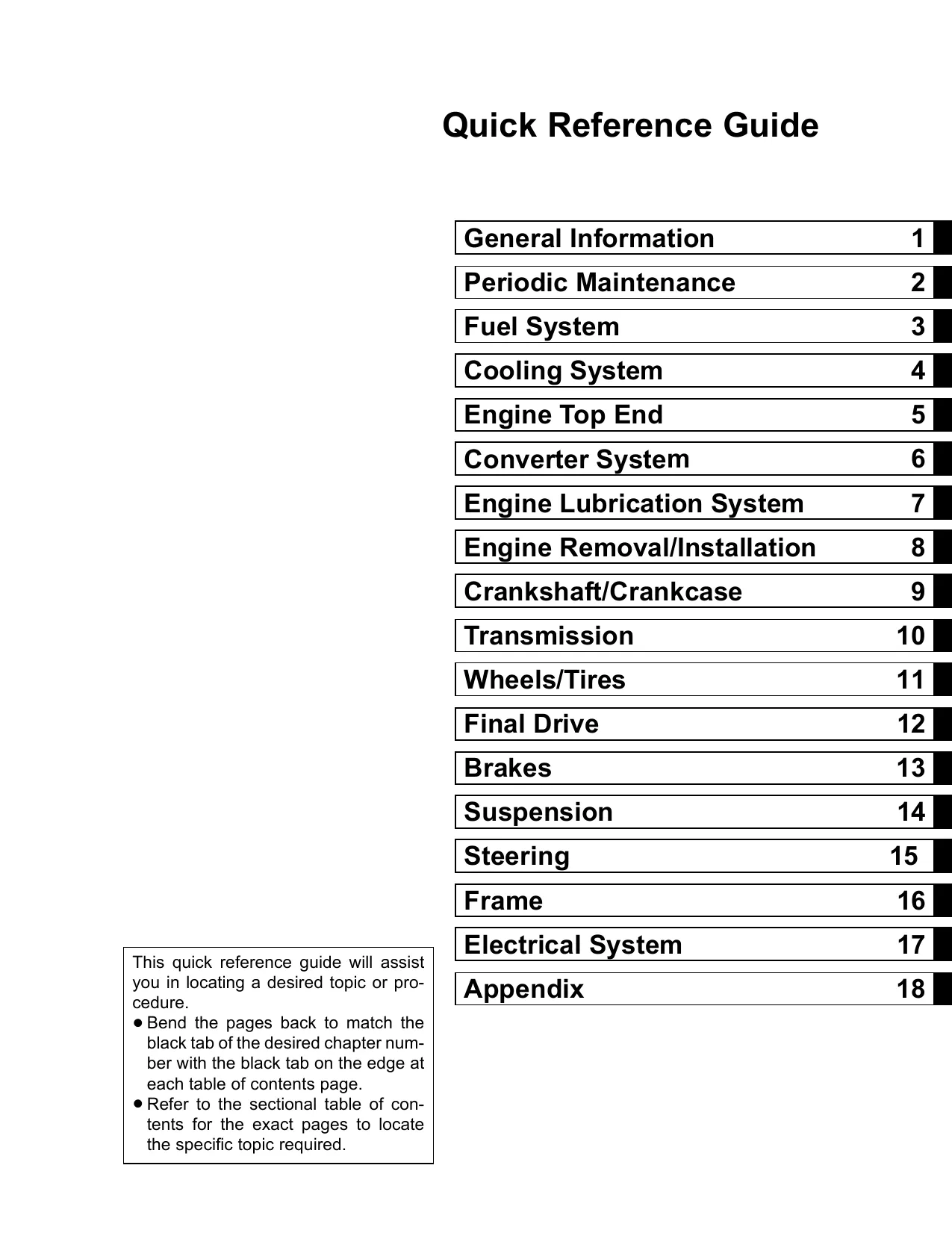 Kawasaki Diesel Utility Vehicle Service Manual (KAF950) - Comprehensive Guide