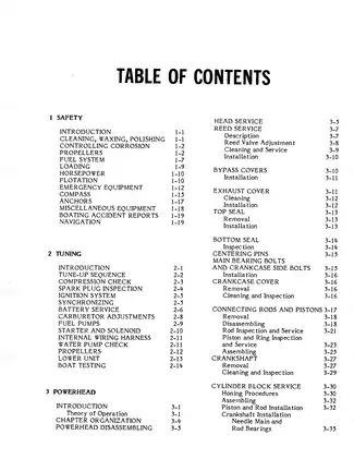 1971-1989 Evinrude Johnson 1.25 hp-60 hp outboard motor repair manual Preview image 2