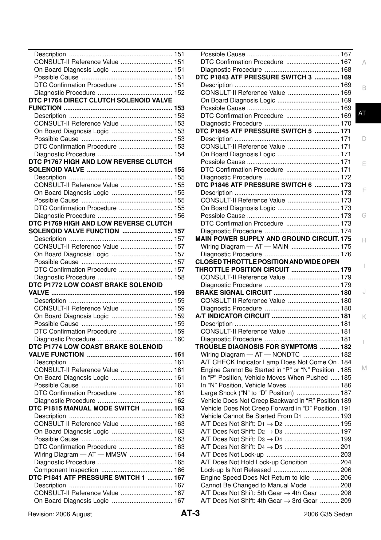 2006 Infiniti G35, V35 repair manual Preview image 3
