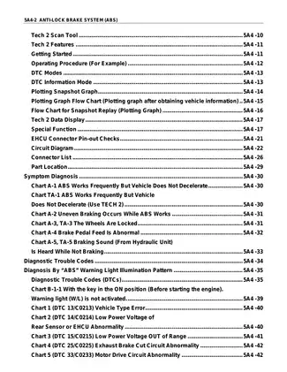 1999-2001 Isuzu Elf Truck N Series, NKR, NPR, NQR Anti-Lock Brake System (ABS) workshop manual Preview image 3