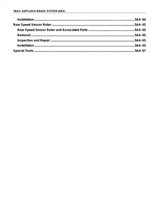 1999-2001 Isuzu Elf Truck N Series, NKR, NPR, NQR Anti-Lock Brake System (ABS) workshop manual Preview image 5