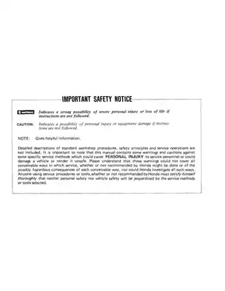 Honda ATC200S5 Service Manual - Comprehensive Guide for Mechanics Preview image 2