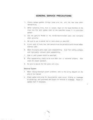 Honda ATC90/110 Shop Manual - Comprehensive Repair & Maintenance Guide Preview image 4