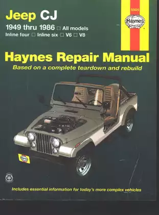 Comprehensive Jeep CJ Automotive Repair Manual (1949-1986)