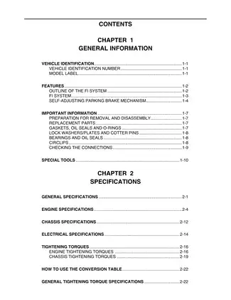 2006-2009 Yamaha Raptor 700R, YFM700 service manual Preview image 3